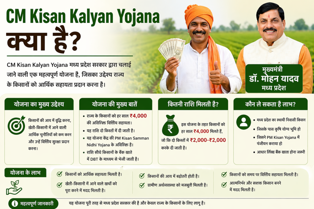 CM Kisan Kalyan Yojana 14वीं किस्त कब आएगी